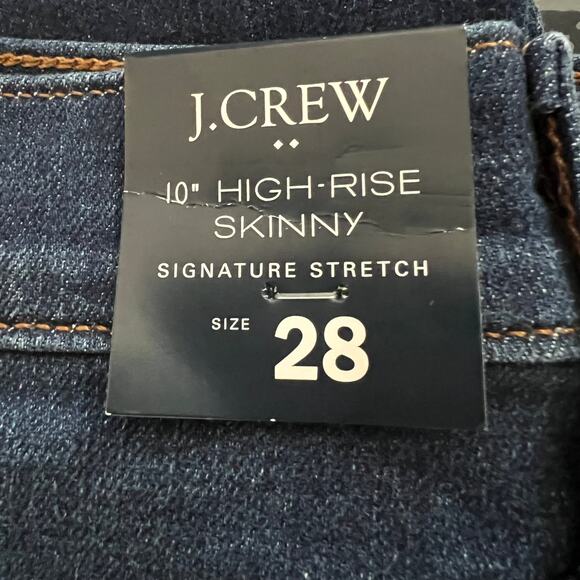 J.Crew 10" High-Rise Skinny Jeans in Signature Stretch, US28 - Picture 5 of 7